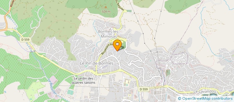 localisation de l'entreprise DUGINVEST à BORMES-LES-MIMOSAS