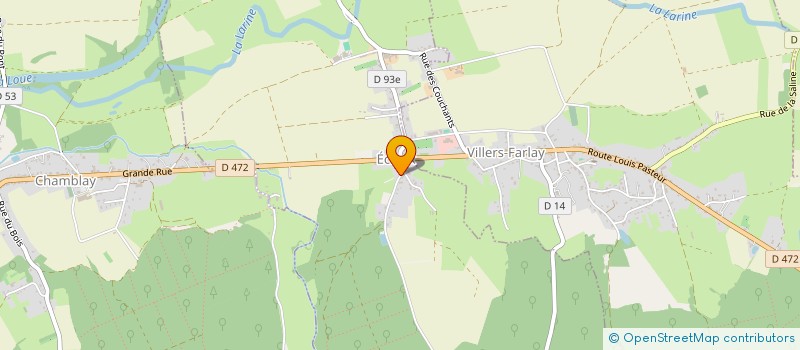 localisation de l'entreprise DUGOIS DEBARDAGE  ECLEUX