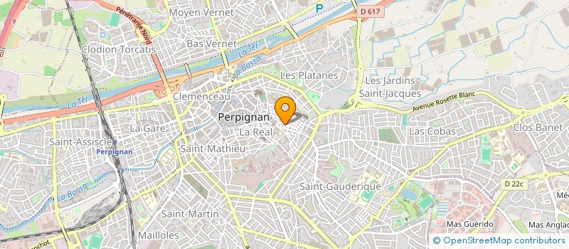 localisation de l'entreprise DUGOMMIER  PERPIGNAN