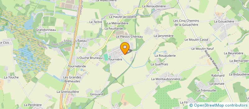 localisation de l'entreprise DUGOU  CARQUEFOU