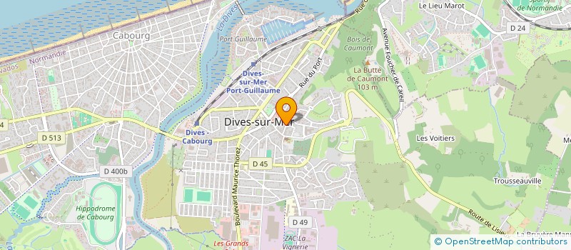 localisation de l'entreprise DUGRAIS  DIVES-SUR-MER