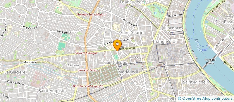 localisation de l'entreprise DUGRAVIER - SEMONDES ARCHITECTURE  BORDEAUX