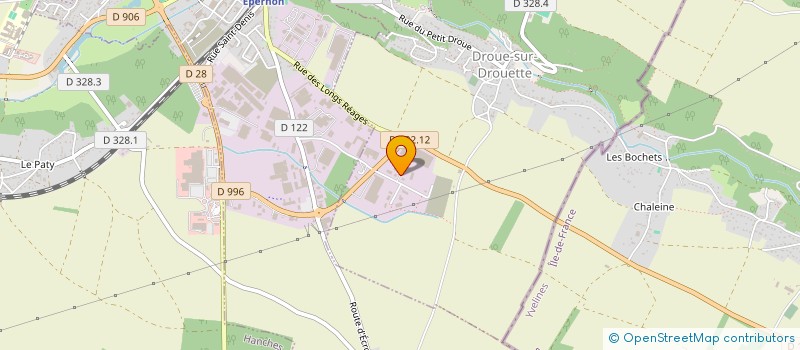 localisation de l'entreprise DUGRAVOT à DROUE-SUR-DROUETTE