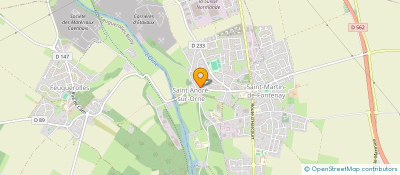 localisation de l'entreprise DUGUE à SAINT-ANDRE-SUR-ORNE