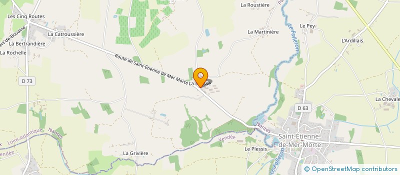 localisation de l'entreprise DUGUE FRERES  PAULX