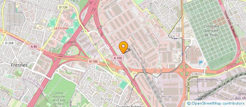 localisation de l'entreprise DUGUE MAGNE  RUNGIS