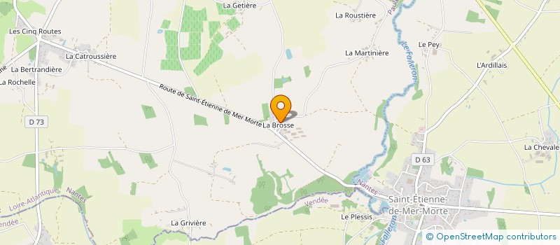 localisation de l'entreprise DUGUE YVONNICK MARC ANDRE  PAULX