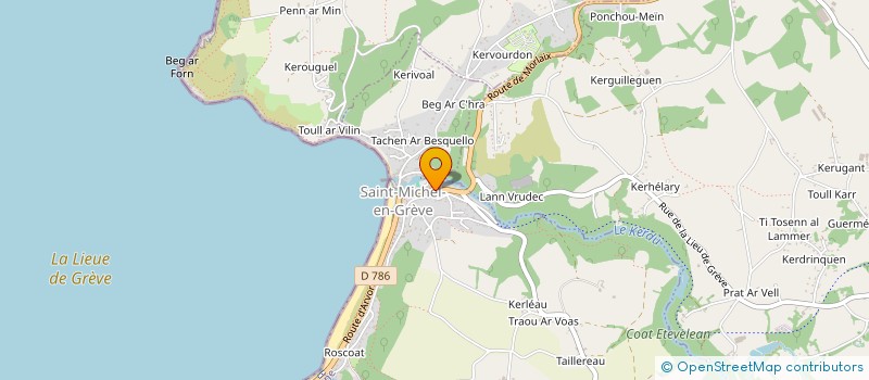 localisation de l'entreprise DUGUEN YVON ET RENEE à SAINT-MICHEL-EN-GREVE