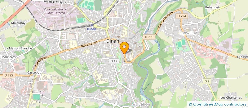 localisation de l'entreprise DUGUESCLIN 21  DINAN