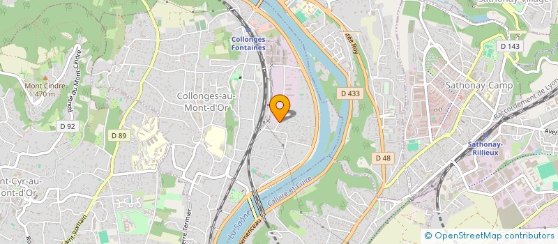 localisation de l'entreprise DUGUESCLIN  COLLONGES-AU-MONT-D'OR