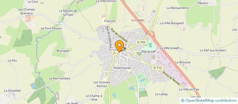 localisation de l'entreprise DUGUESCLIN  BROONS