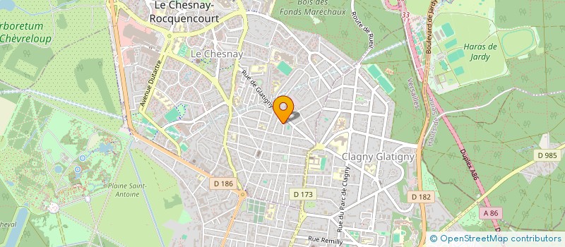 localisation de l'entreprise DUGUESCLIN CONSEIL  LE CHESNAY-ROCQUENCOURT