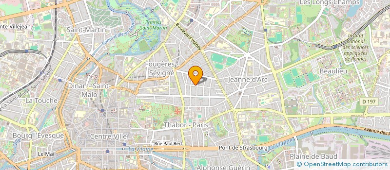localisation de l'entreprise DUGUESCLIN FINANCES  RENNES