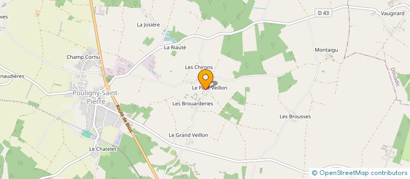 localisation de l'entreprise DUGUET CLEMENT à MERIGNY