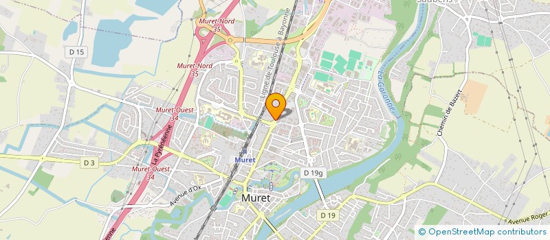 localisation de l'entreprise DUGUET DUPIC  MURET