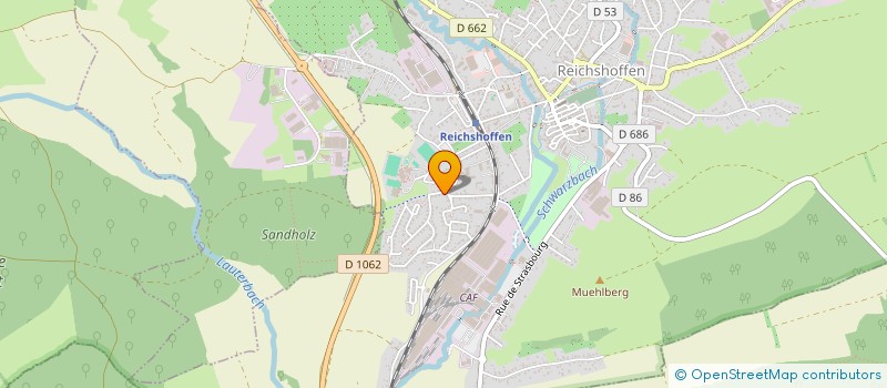 localisation de l'entreprise DUGUY ELECTRICITE  REICHSHOFFEN