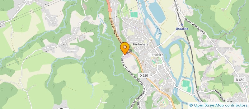 localisation de l'entreprise DUHALDE INDUSTRIES  USTARITZ