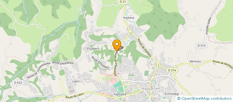 localisation de l'entreprise DUHALDE PANPI SARL à HASPARREN