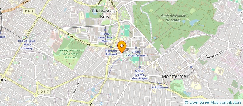 localisation de l'entreprise DUHAMEL à CLICHY-SOUS-BOIS