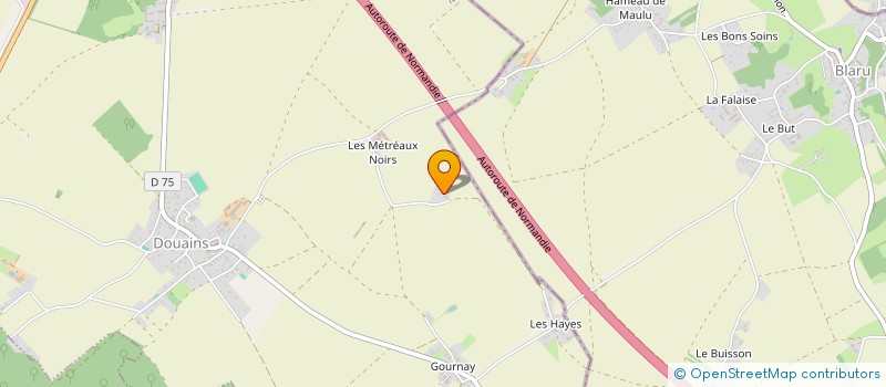 localisation de l'entreprise DUHAMEL  DOUAINS