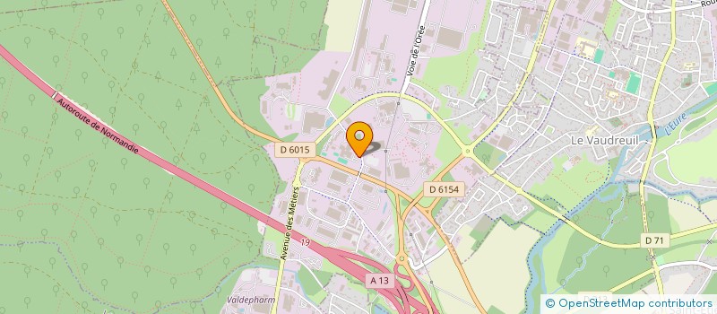 localisation de l'entreprise DUHAMEL LOGISTIQUE à VAL-DE-REUIL
