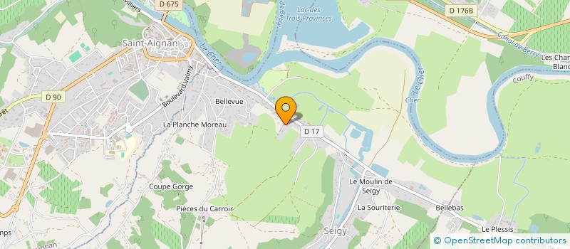 localisation de l'entreprise DUHAMEL - POISSON  COUFFY