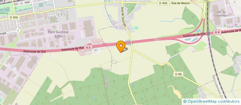 localisation de l'entreprise DUHAMEL SARL  BUSSY-SAINT-GEORGES