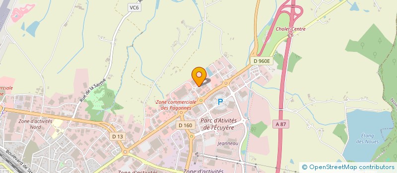 localisation de l'entreprise DUHAMEL THIERRY 3 à CHOLET