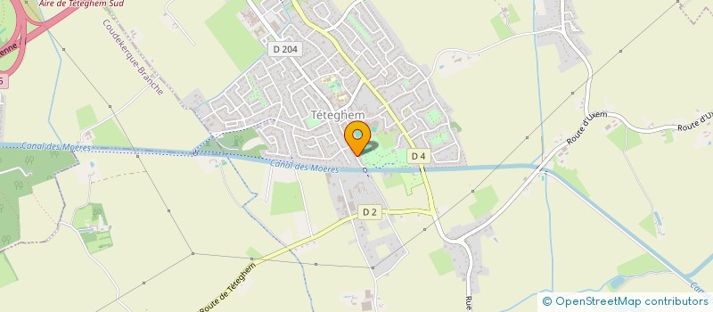 localisation de l'entreprise DUHAMEL VERWAERDE  TETEGHEM-COUDEKERQUE-VILLAGE