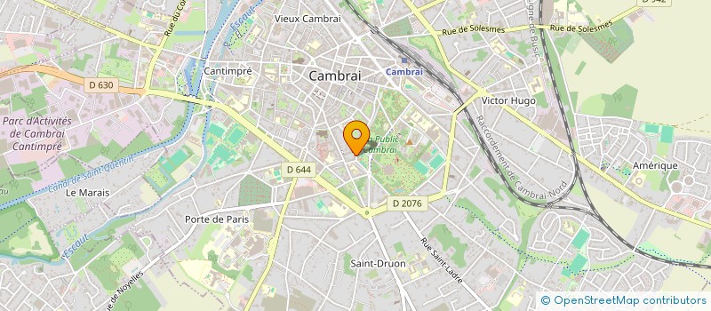 localisation de l'entreprise DUHAUBOIS EVENT  CAMBRAI