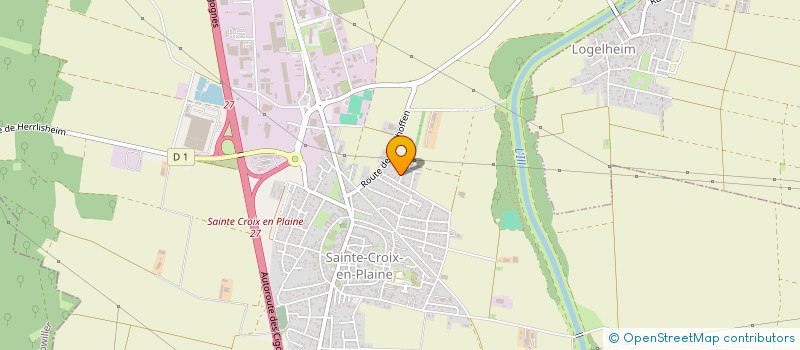 localisation de l'entreprise DUHAYER INVEST  SAINTE-CROIX-EN-PLAINE