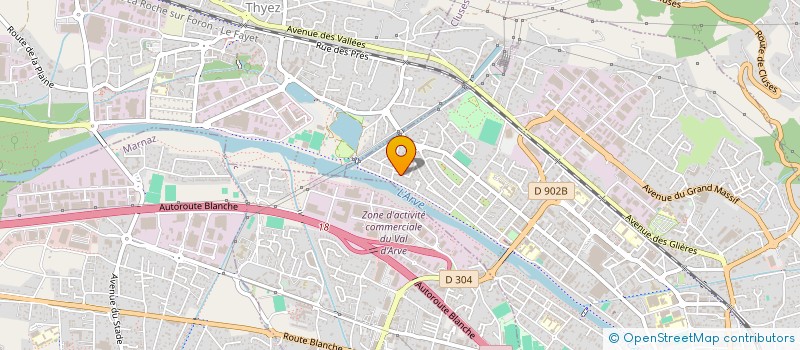 localisation de l'entreprise DUHAZE PLOMBERIE  CLUSES