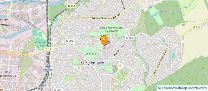 localisation de l'entreprise DUHESME DISTRIBUTION  SUCY-EN-BRIE