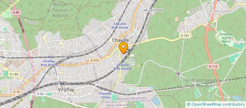 localisation de l'entreprise DUHESME ET ASSOCIES à CHAVILLE