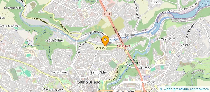 localisation de l'entreprise DUHN à SAINT-BRIEUC