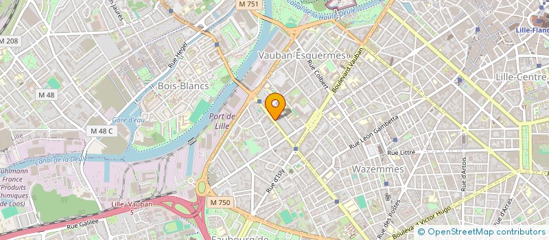 localisation de l'entreprise DUHO à LILLE