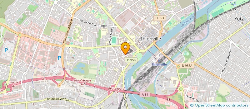localisation de l'entreprise DUHO IMMOBILIER à THIONVILLE