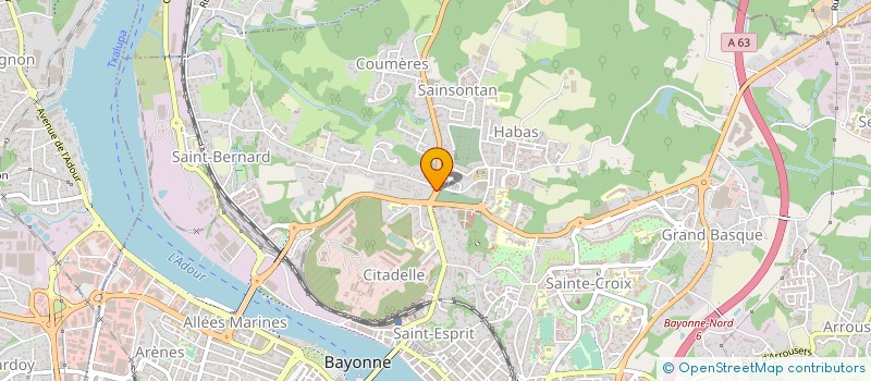 localisation de l'entreprise DUHOURCAU ET ECHEVERRY  BAYONNE