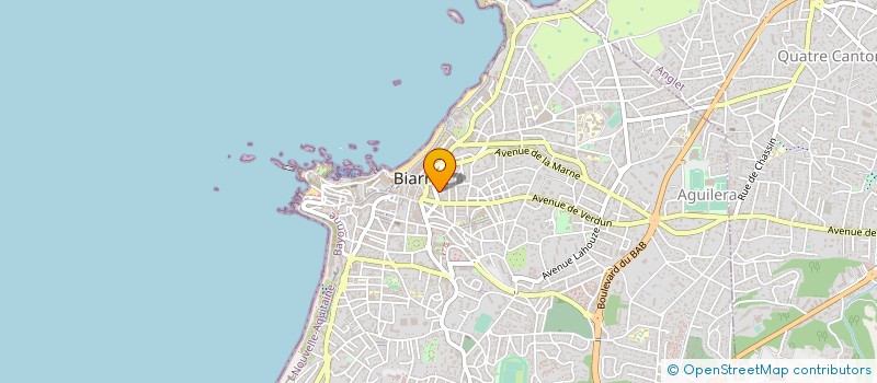 localisation de l'entreprise DUHRGARY à BIARRITZ