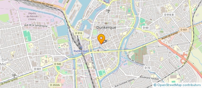 localisation de l'entreprise DUINKERK à DUNKERQUE