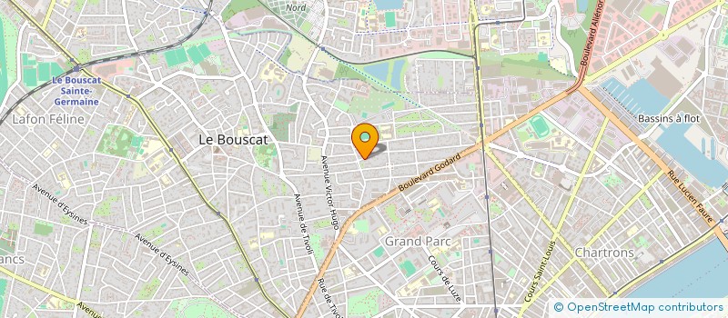 localisation de l'entreprise DUINRELL  LE BOUSCAT