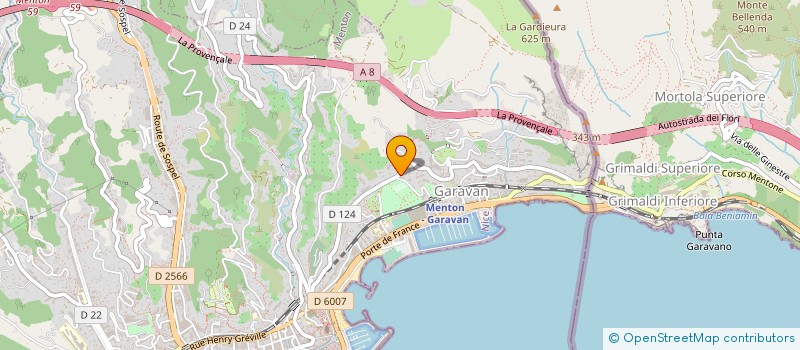localisation de l'entreprise DUIPPO 2 à MENTON