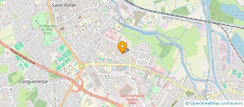 localisation de l'entreprise DUISANT-HENAUT  LONGUENESSE