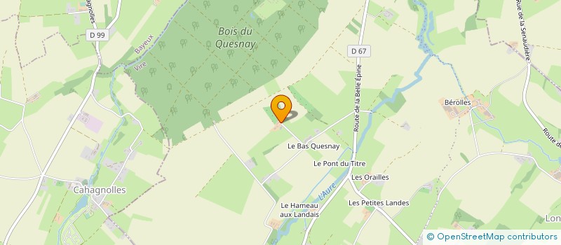 localisation de l'entreprise DUJARDIN à CAHAGNES