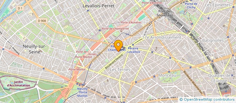 localisation de l'entreprise DUJARDIN  PARIS