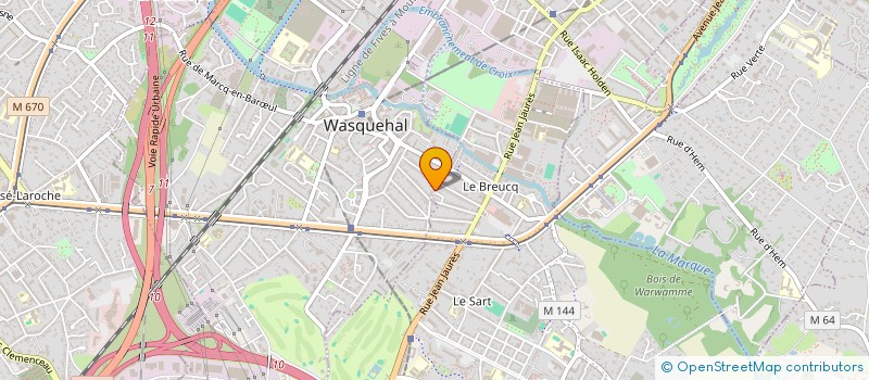 localisation de l'entreprise DUJARDIN CABY SARL  WASQUEHAL