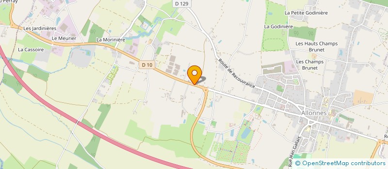 localisation de l'entreprise DUJARDIN CONCEPTS METALLERIE SERRURERIE  ALLONNES