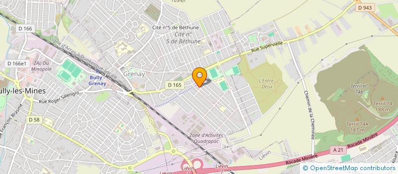 localisation de l'entreprise DUJARDIN CONSTRUCTION  GRENAY