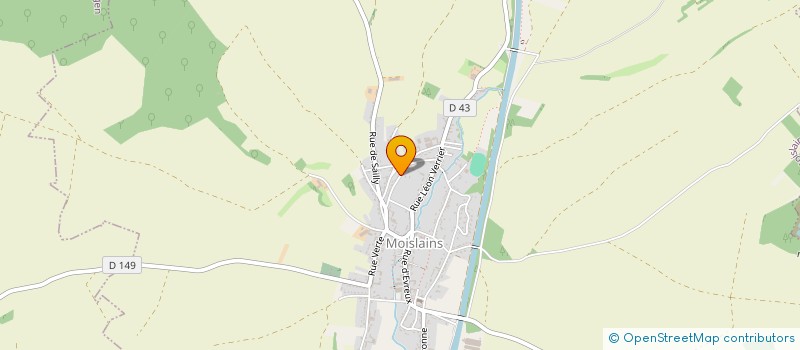 localisation de l'entreprise DUJARDIN.D COUVERTURE  MOISLAINS