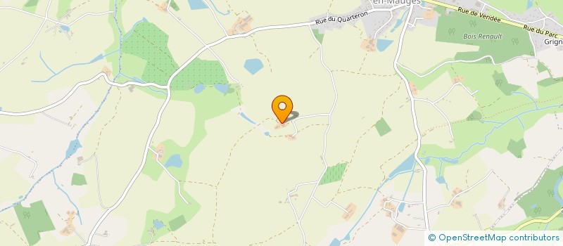 localisation de l'entreprise DUJARDIN PEINTURE  MAUGES-SUR-LOIRE